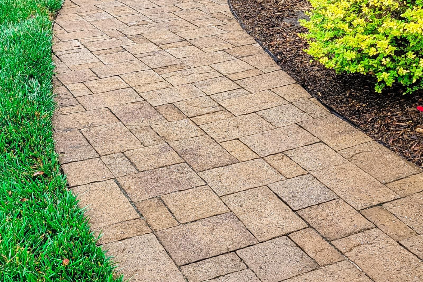 JB Power Clean Pressure Washing – sidewalk after cleaning